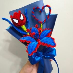 spidy theme bouquet